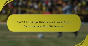 3-4-2-1 formācija: Uzbrukuma kombinācijas, Divi uz vienu spēles, Pāri bumbas